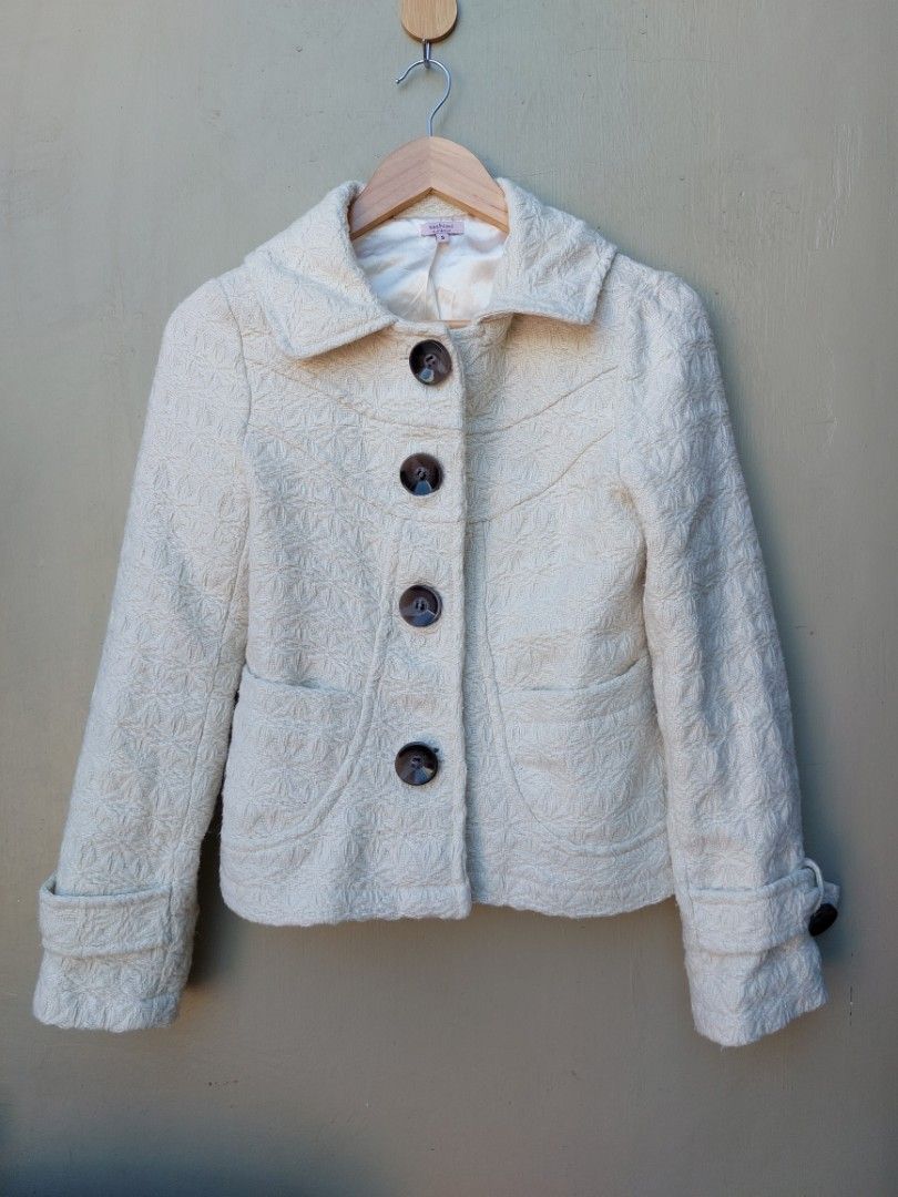 Structured Leather Blazer