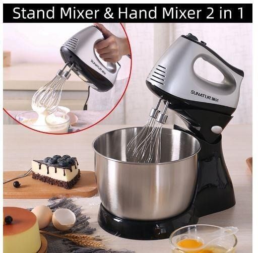 Electric beater for cakes top