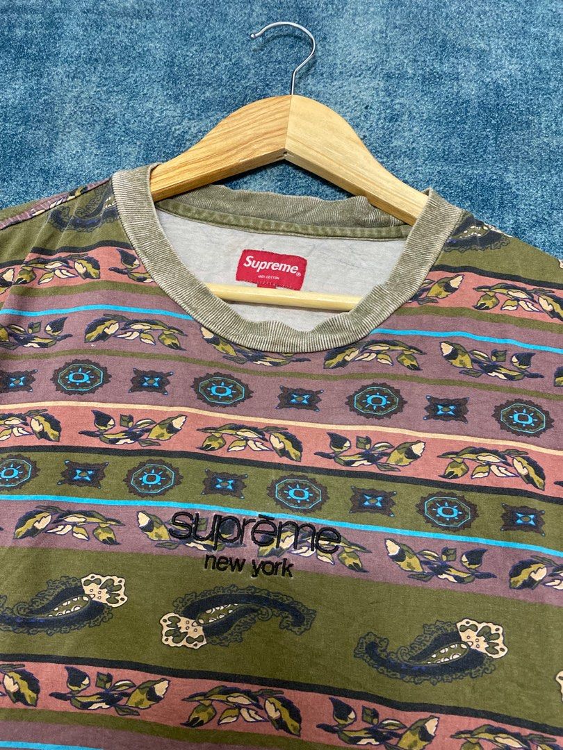 Supreme paisley top long sleeve
