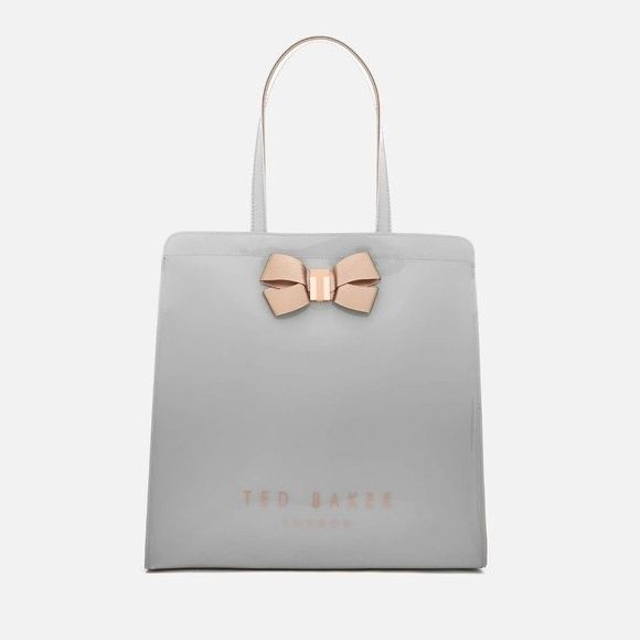 Ted baker grey and rose gold purse top