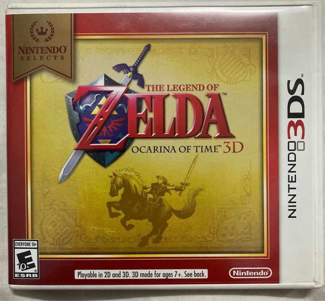 The Legend of Zelda Ocarina of Time 3D 3ds game, Video Gaming, Video