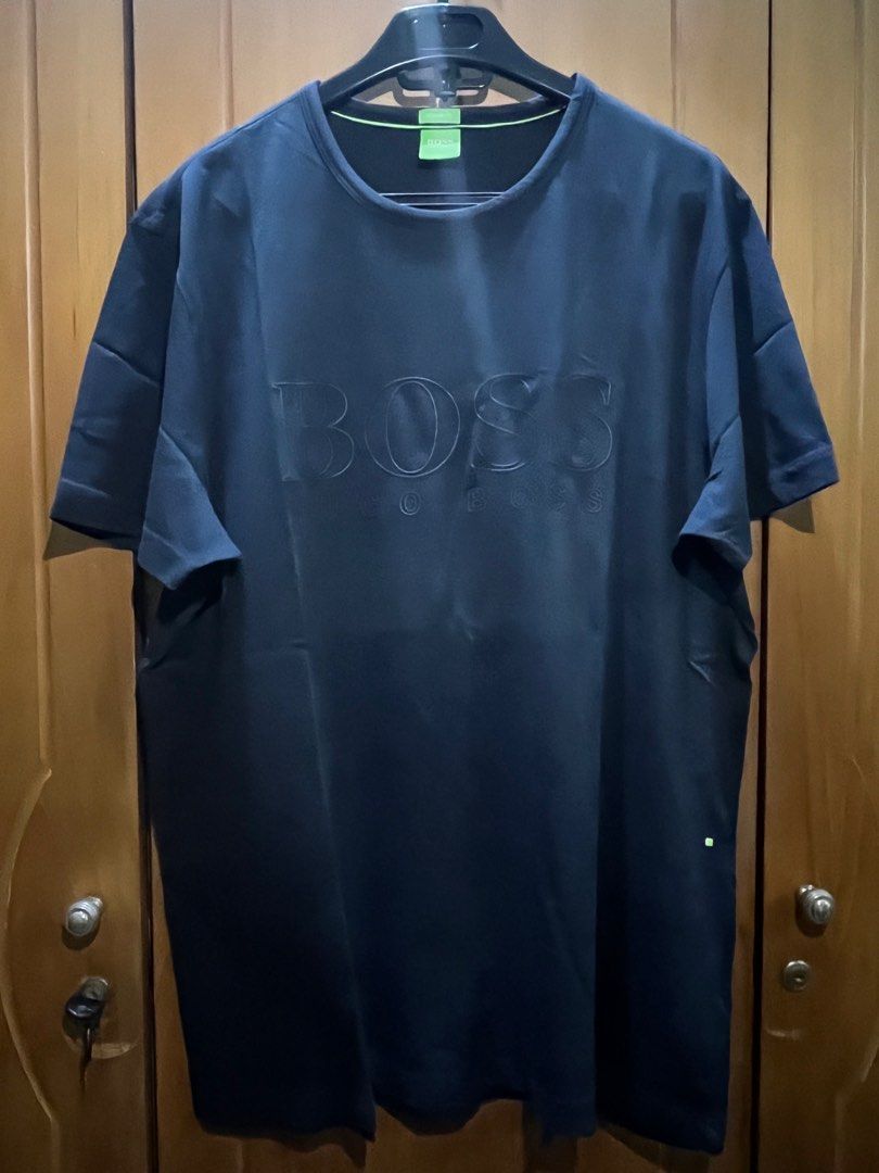 T-Shirt Hugo Boss Kaos Hugo Boss Original, Fesyen Pria, Pakaian