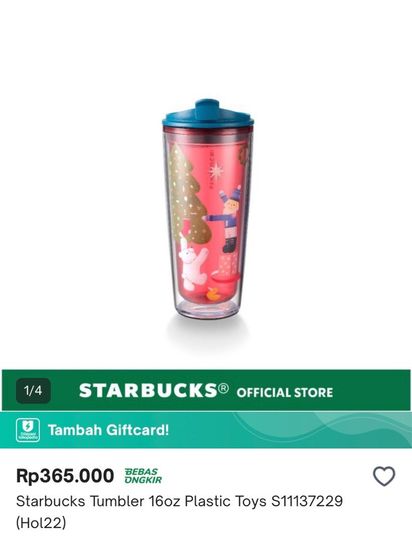 Tumbler Starbucks 16oz Plastic Toys, Kitchen & Appliances di Carousell