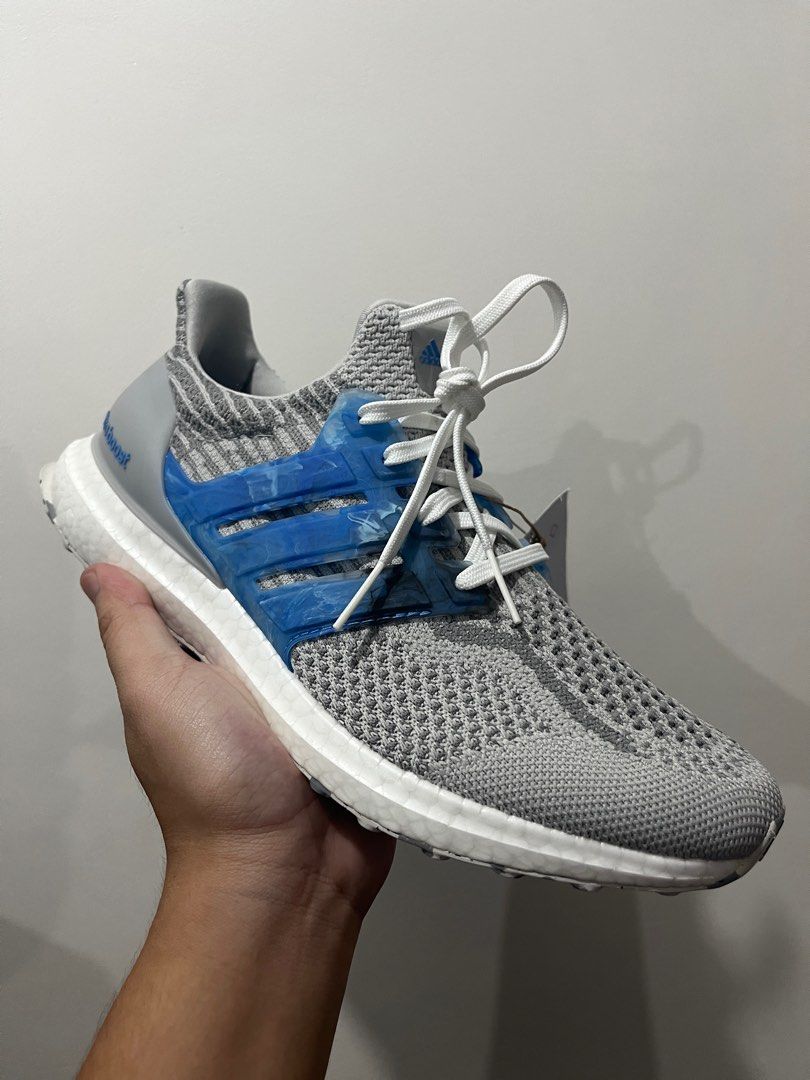 ULTRABOOST DNA GREY PULSE BLUE GV8714 Women s Fashion Footwear