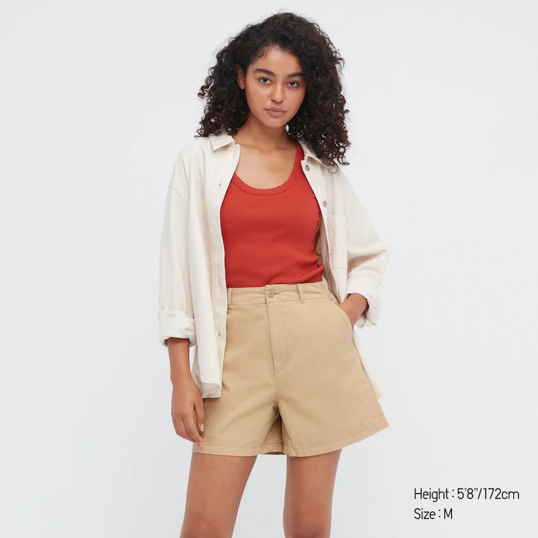 Uniqlo chino shorts womens new arrivals