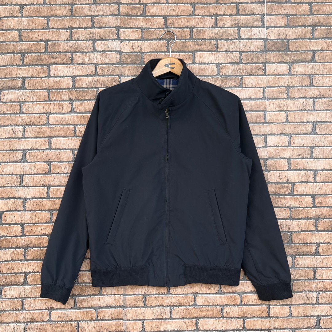 Uniqlo Harrington Jacket Black Colour, Men's Fashion, Coats, Jackets ...