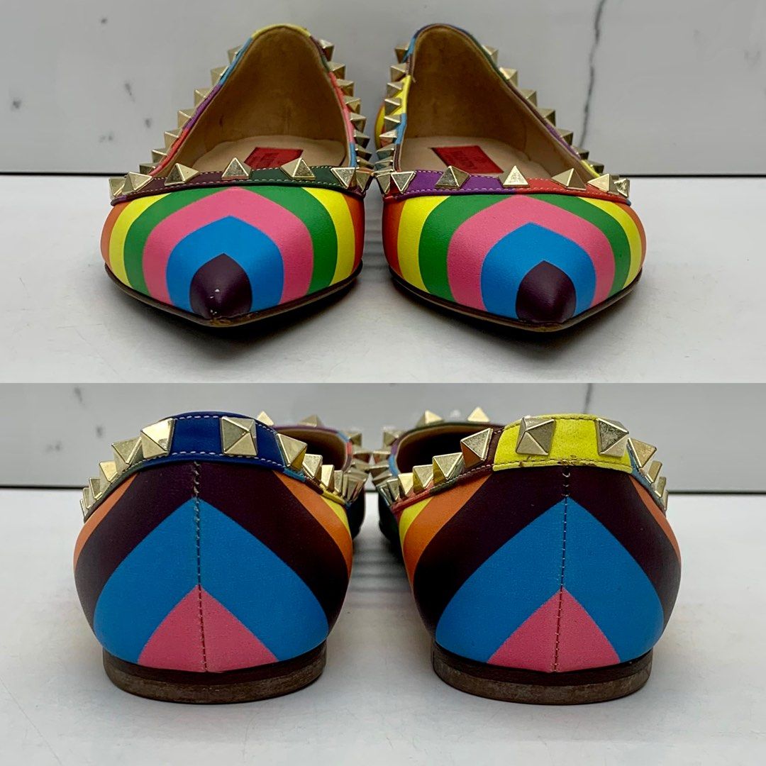 Rainbow valentino shoes outlet
