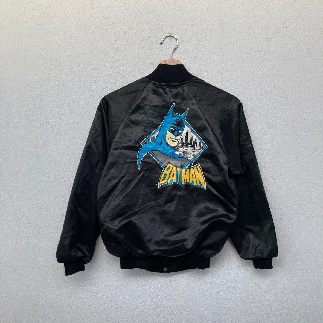Vintage Batman chalk line bomber jacket, Men's Fashion, Coats, Jackets and  Outerwear on Carousell