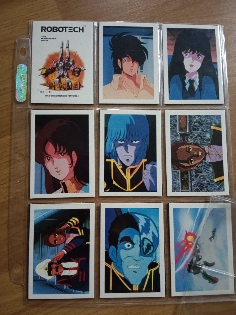 Vintage Rare 1986 Robotech Macross Saga Fantasy Trading Complete Base Vintage Rare 1986 Robotech Macross Saga Fantasy Trading Complete Base