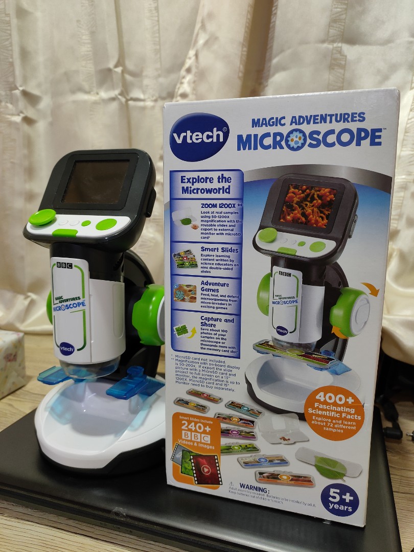 VTech BBC Magic Adventures Microscope, Hobbies & Toys, Toys & Games on  Carousell