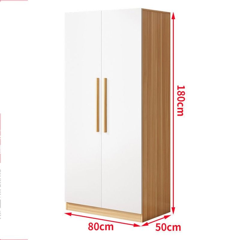Wardrobe Home Bedroom Storage Solid Wood Sliding Door