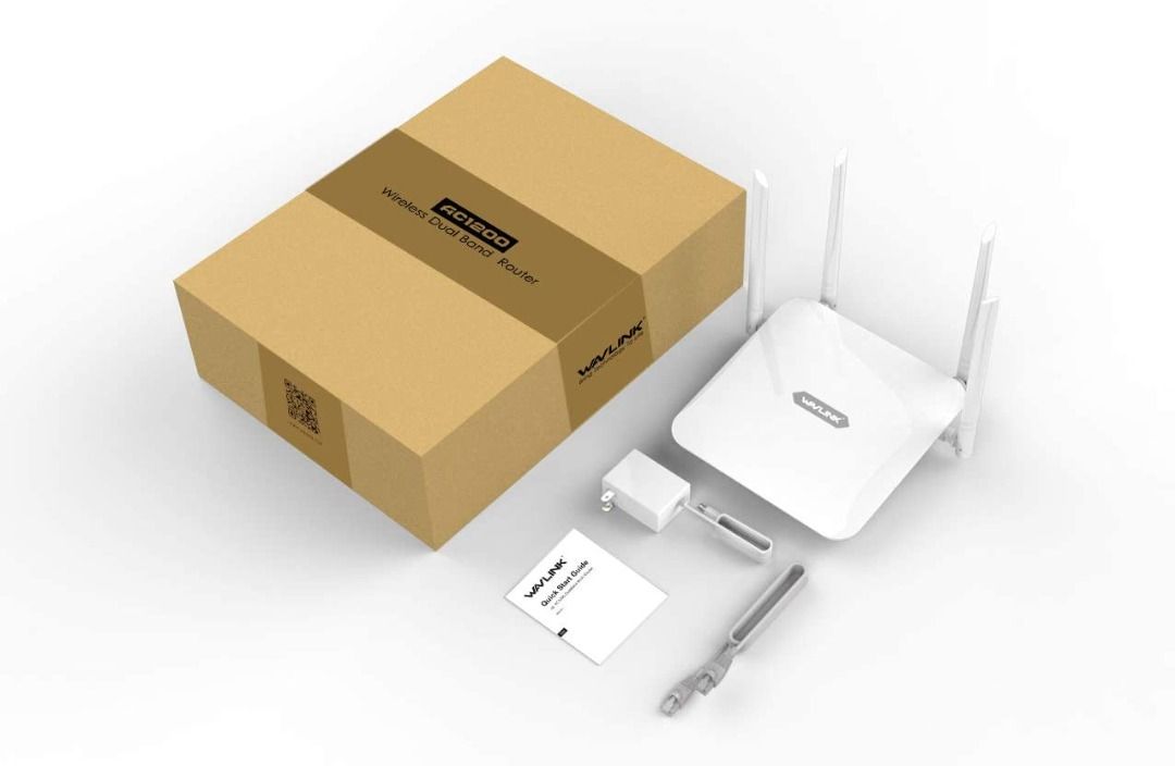 WAVLINK AERIAL G2 AC1200 Smart WiFi Router Dual Band Wireless Internet ...