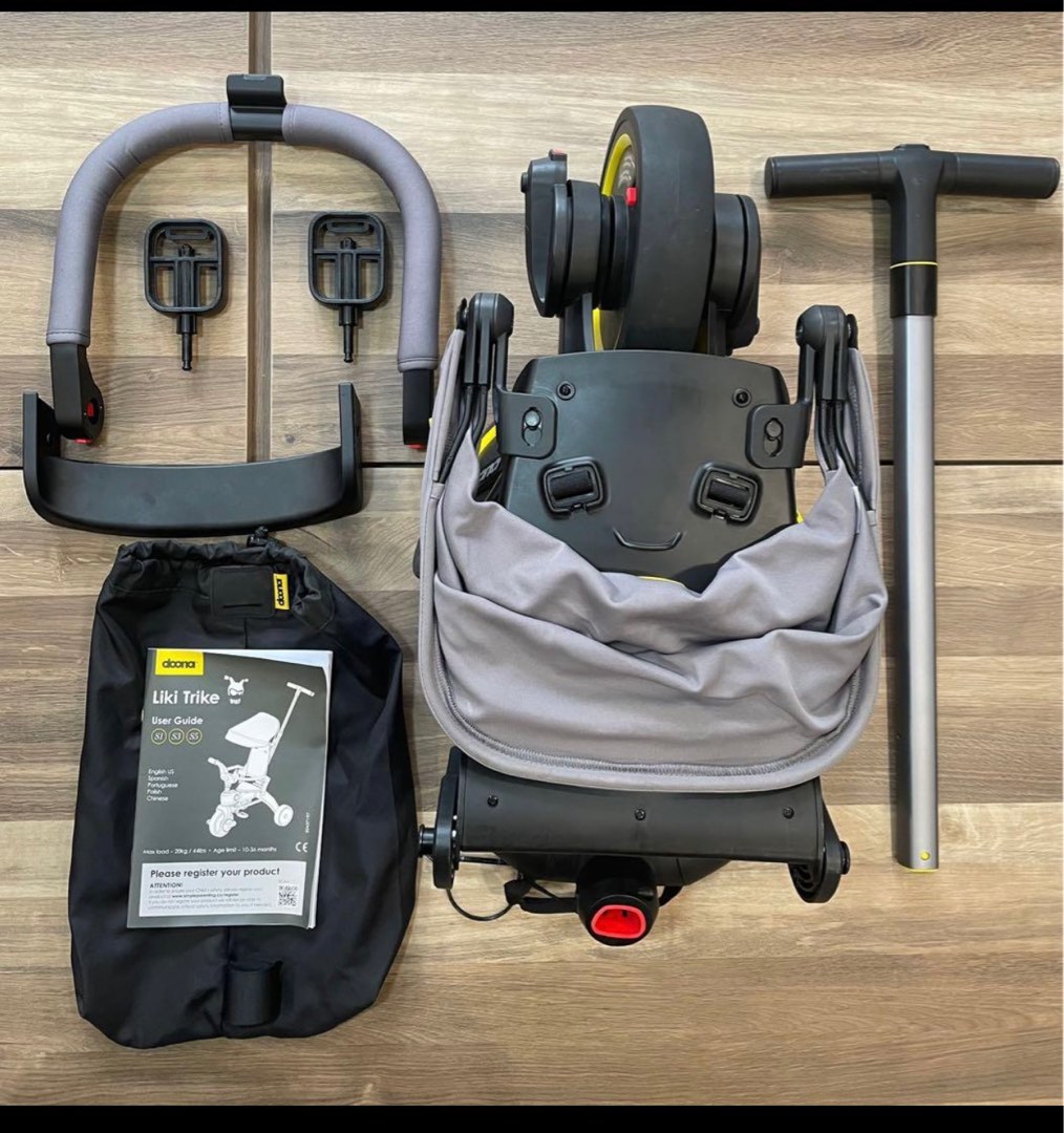 (With pedal straps) Doona Trike S3, Babies & Kids, Going Out, Strollers