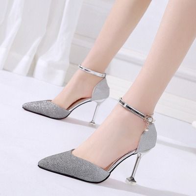 Grey outlet womens heels