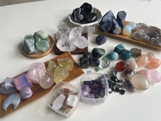 Raw cut top crystals