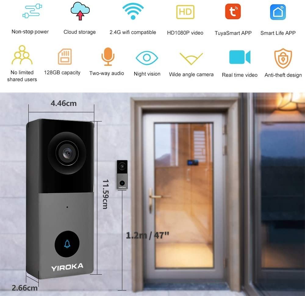 Yiroka shop doorbell camera