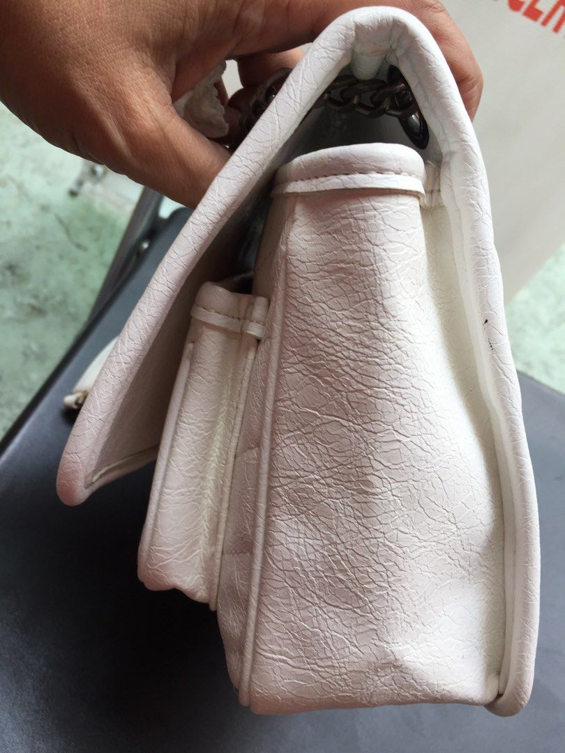 YSL niki baby white