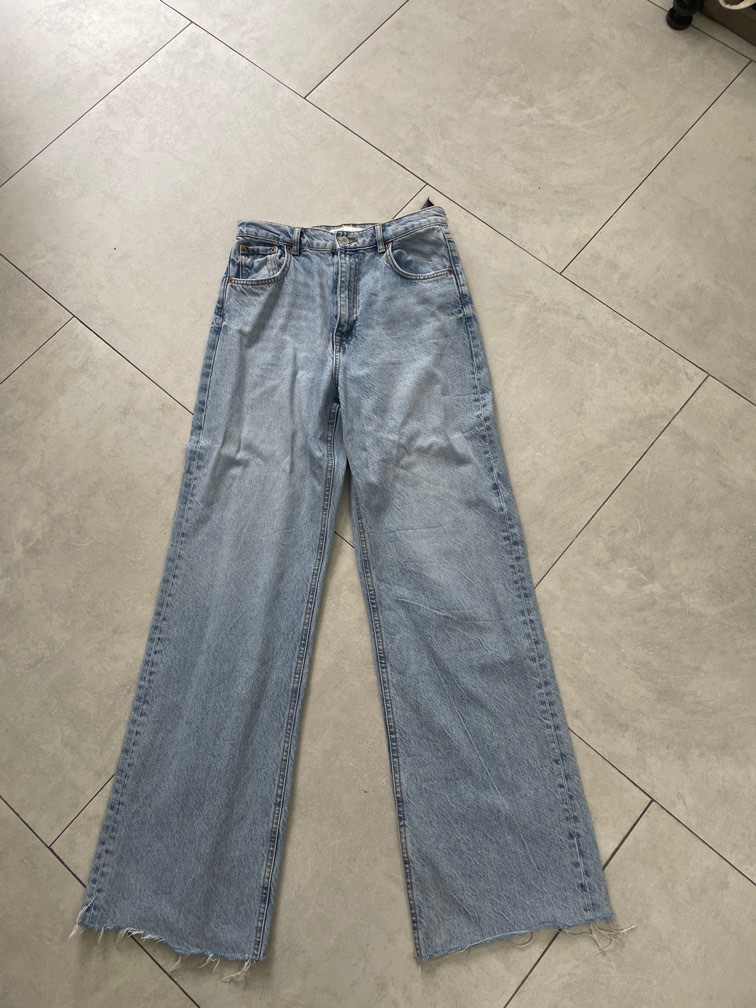 Zara 90s Full Length Jeans, Women's Fashion, Bottoms, Jeans & Leggings