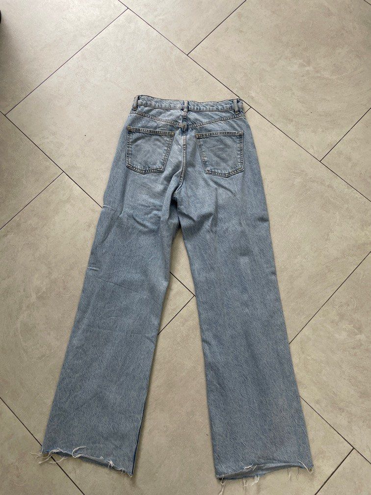 Zara 90s Full Length Jeans, Women's Fashion, Bottoms, Jeans & Leggings
