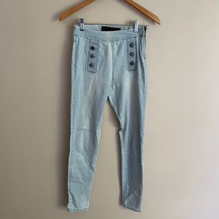 Zara high waist jeans sz 25-26