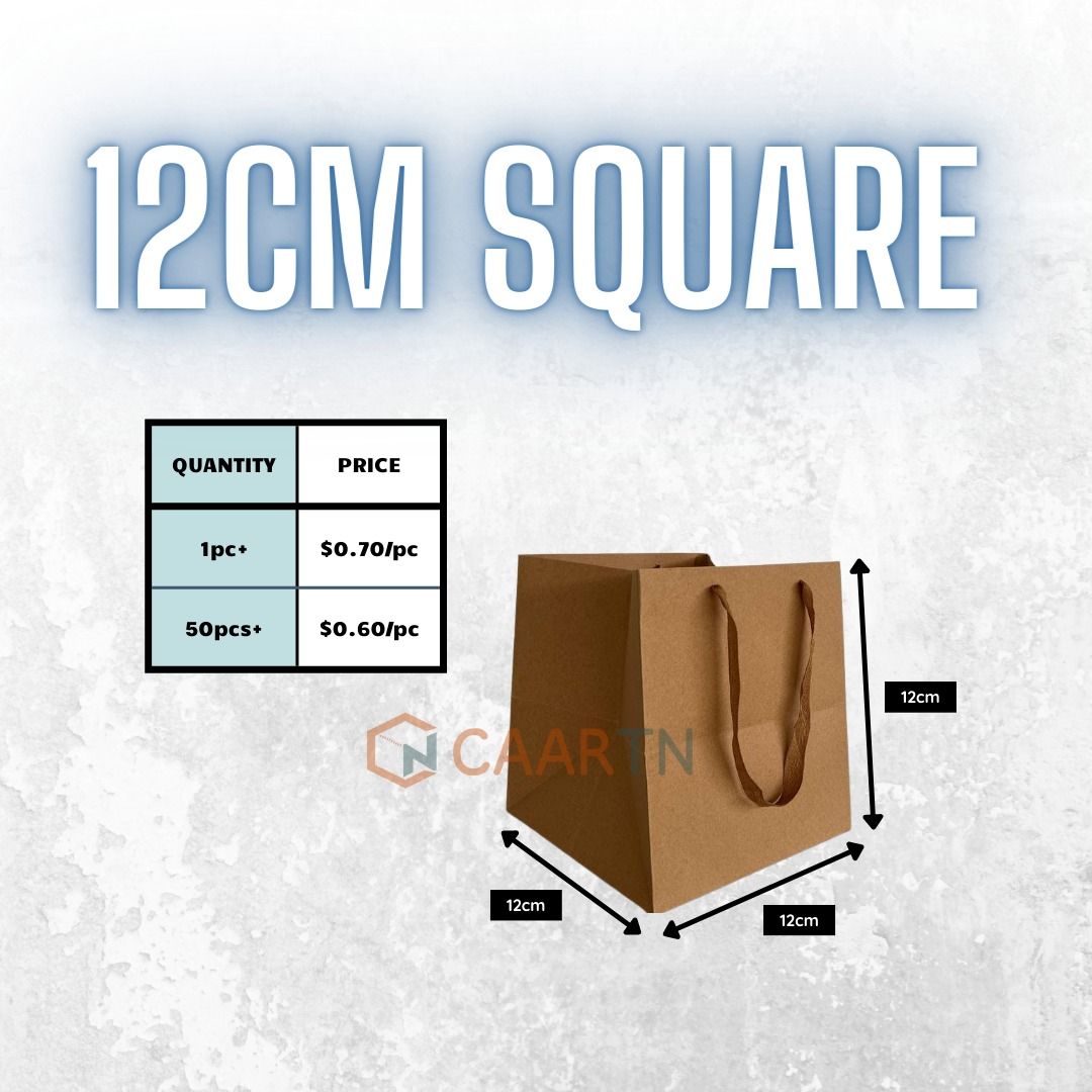 Paper bag 2025 size and price