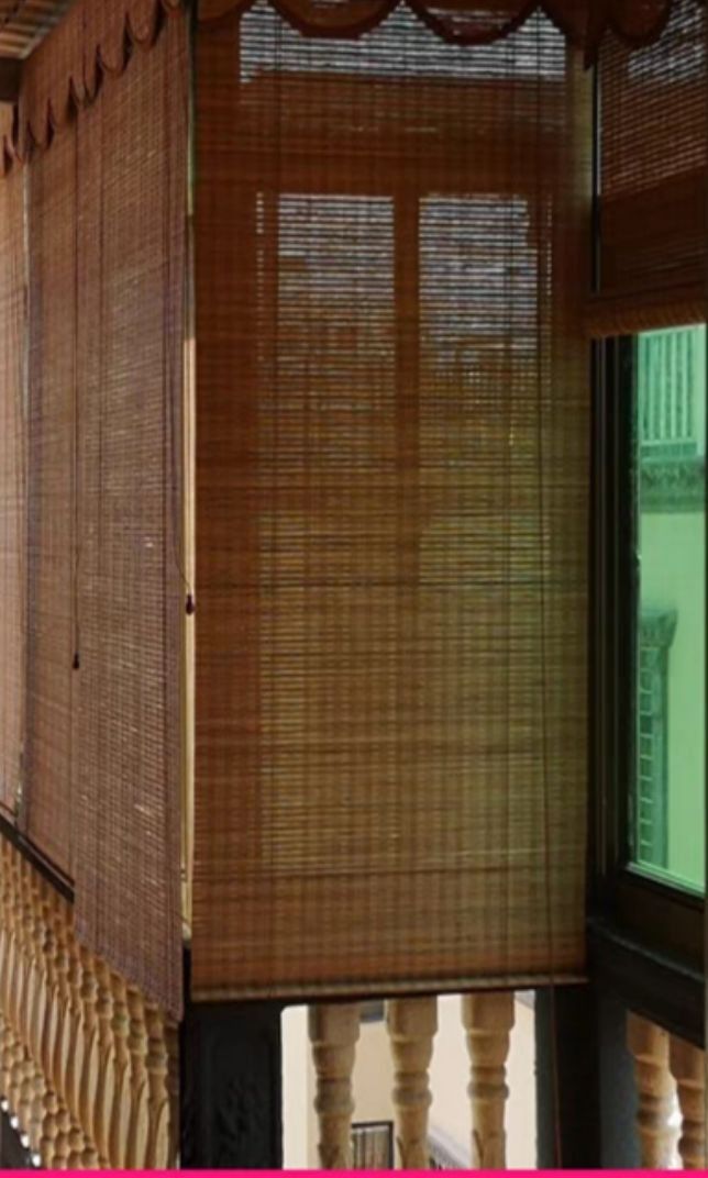 plastic bamboo blinds