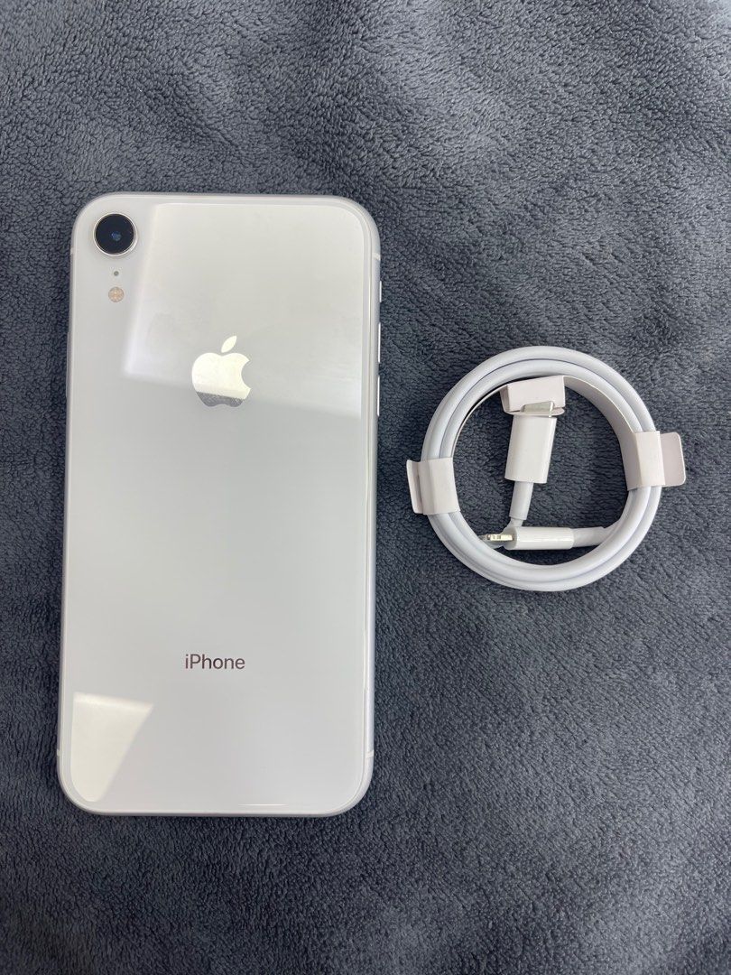 iPhone XR White 128 GB SIMフリー - スマートフォン/携帯電話