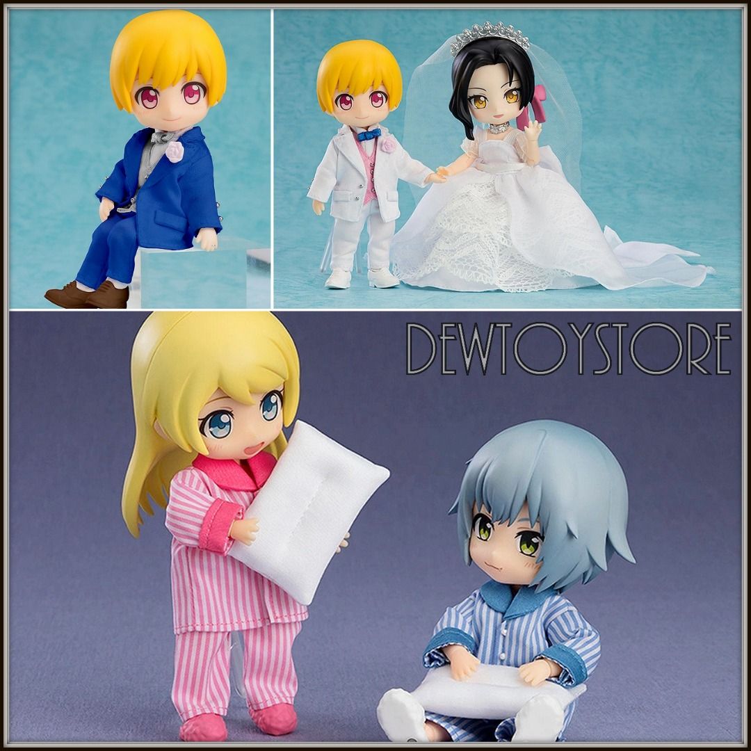 Nendoroid Doll Outfit Set: Pajamas (Blue/Pink)
