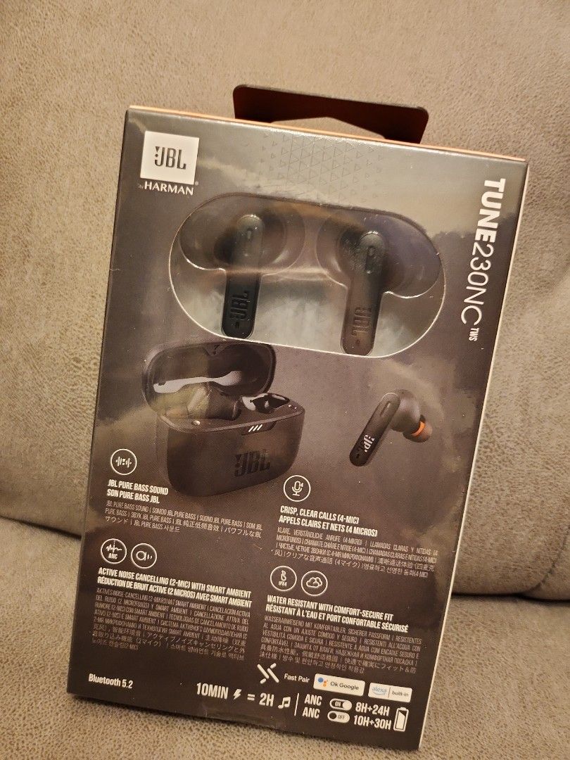 黑色JBL pure bass zero noise tune 230 nc, 音響器材, 頭戴式/罩耳式耳機 - Carousell