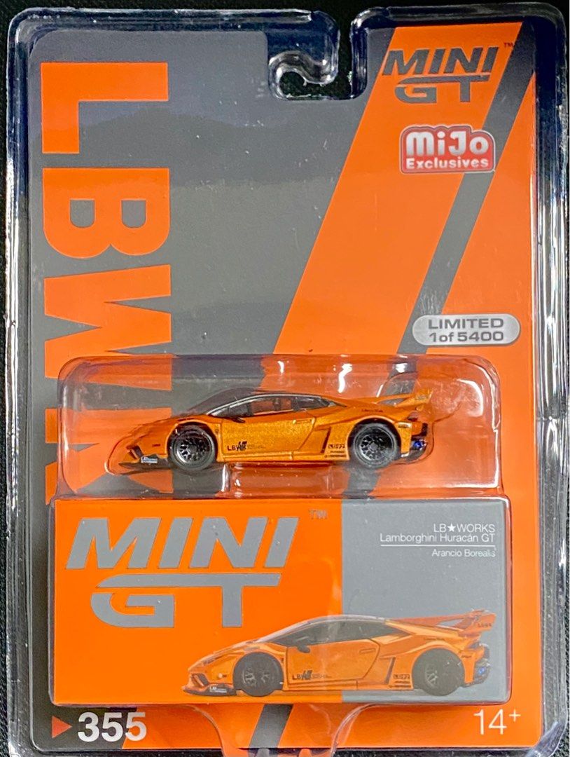 全新New) MiniGT Mini GT 355 Lamborghini Huracan GT Arancio
