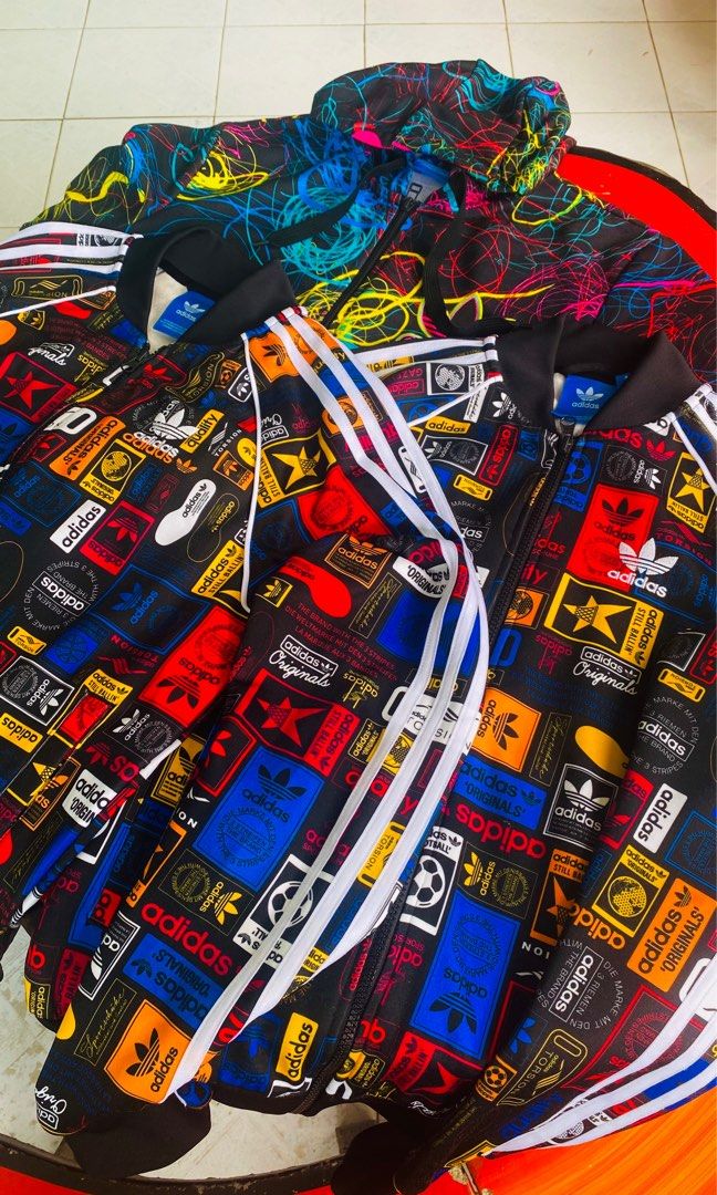 Adidas Multicolor Jacket, Men's Fashion, Coats, Jackets and Outerwear