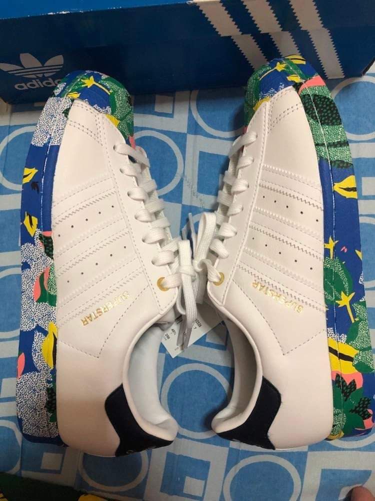 Adidas superstar top flores