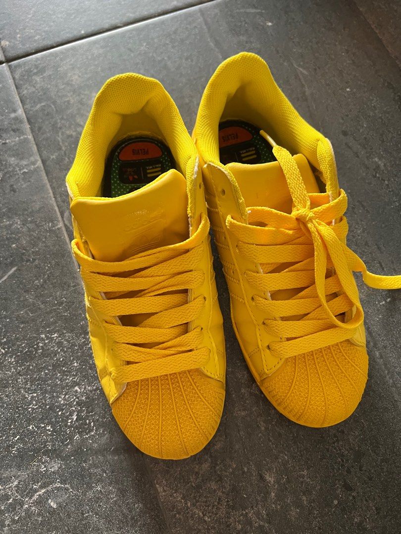 Adidas Superstar Supercolours Yellow Women s Fashion Footwear