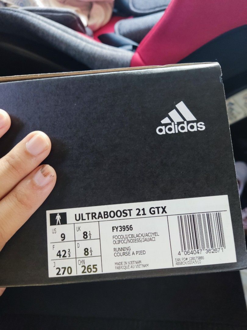 Adidas ultraboost 21 goretex waterproof original shoes, Men's Fashion