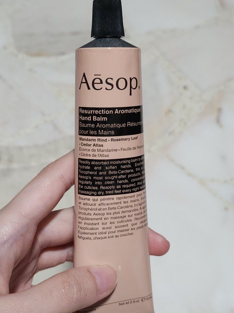 Aesop Resurrection Aromatique Hand Balm, Beauty & Personal Care, Hands ...