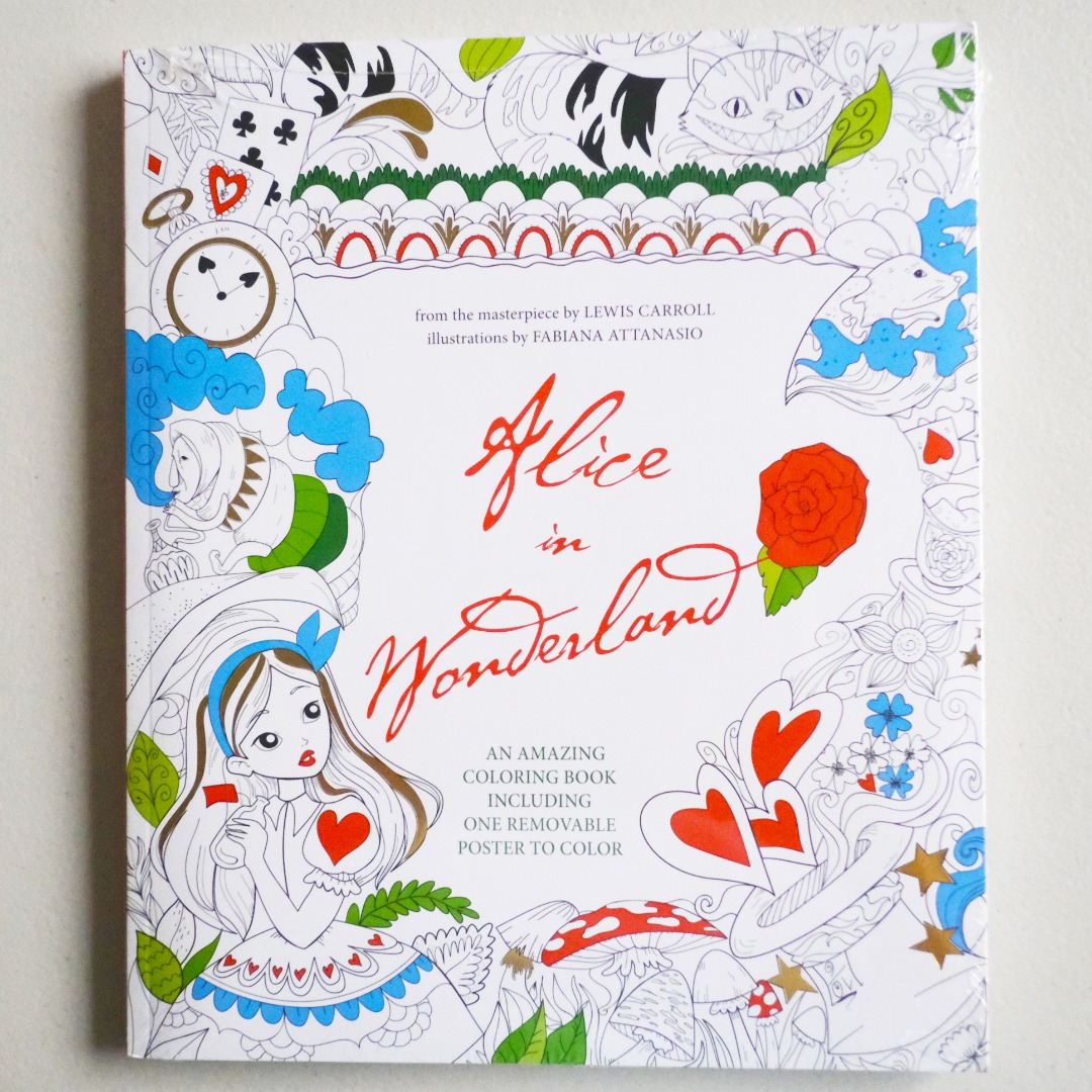 Alice in Wonderland Coloring Book, Hobbies & Toys, Books & Magazines