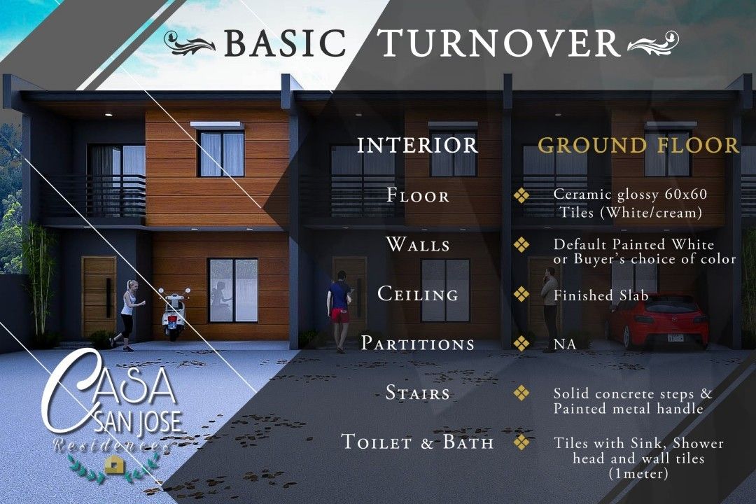 Antipolo House and Lot for sale Casa San Jose Residences 3.3M, Antipolo