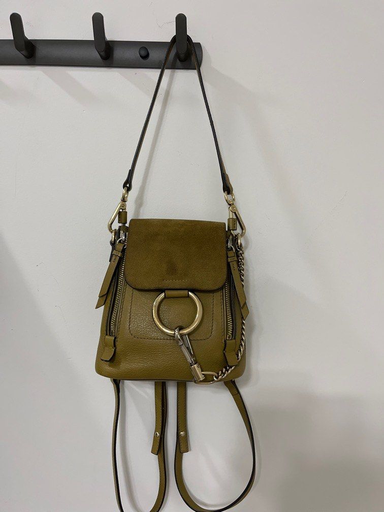 Chloe faye mini cheap quilted backpack