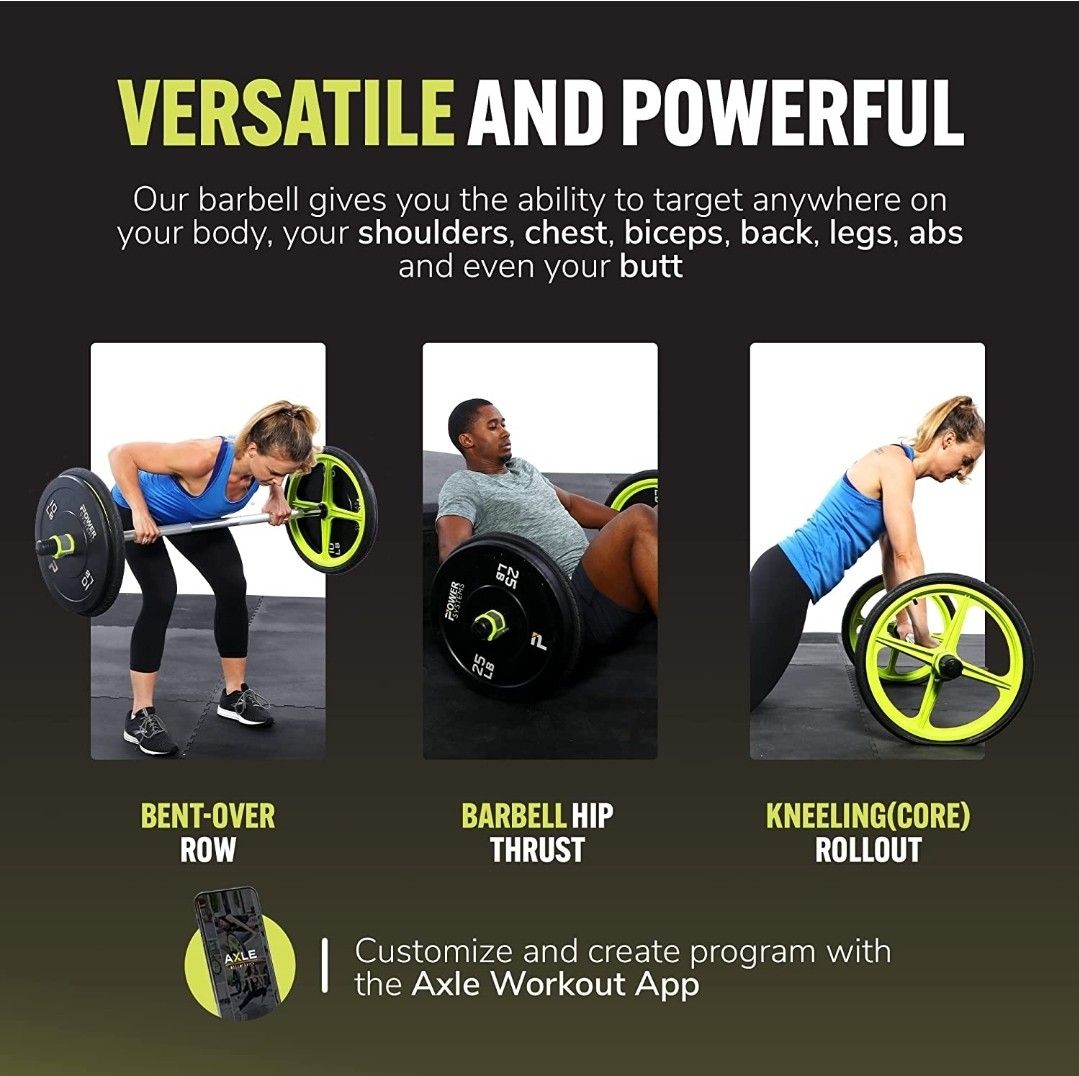 AXLE Barbell Weight Set Strength Strength Training Bars