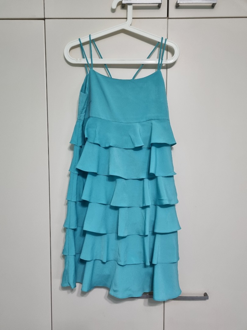 Baby Blue Dress, Women's Fashion, Dresses & Sets, Dresses on Carousell