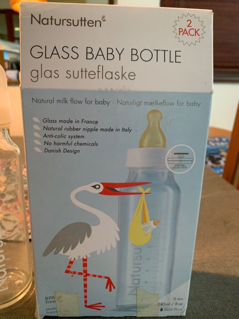 Glass Baby Bottles - Natursutten