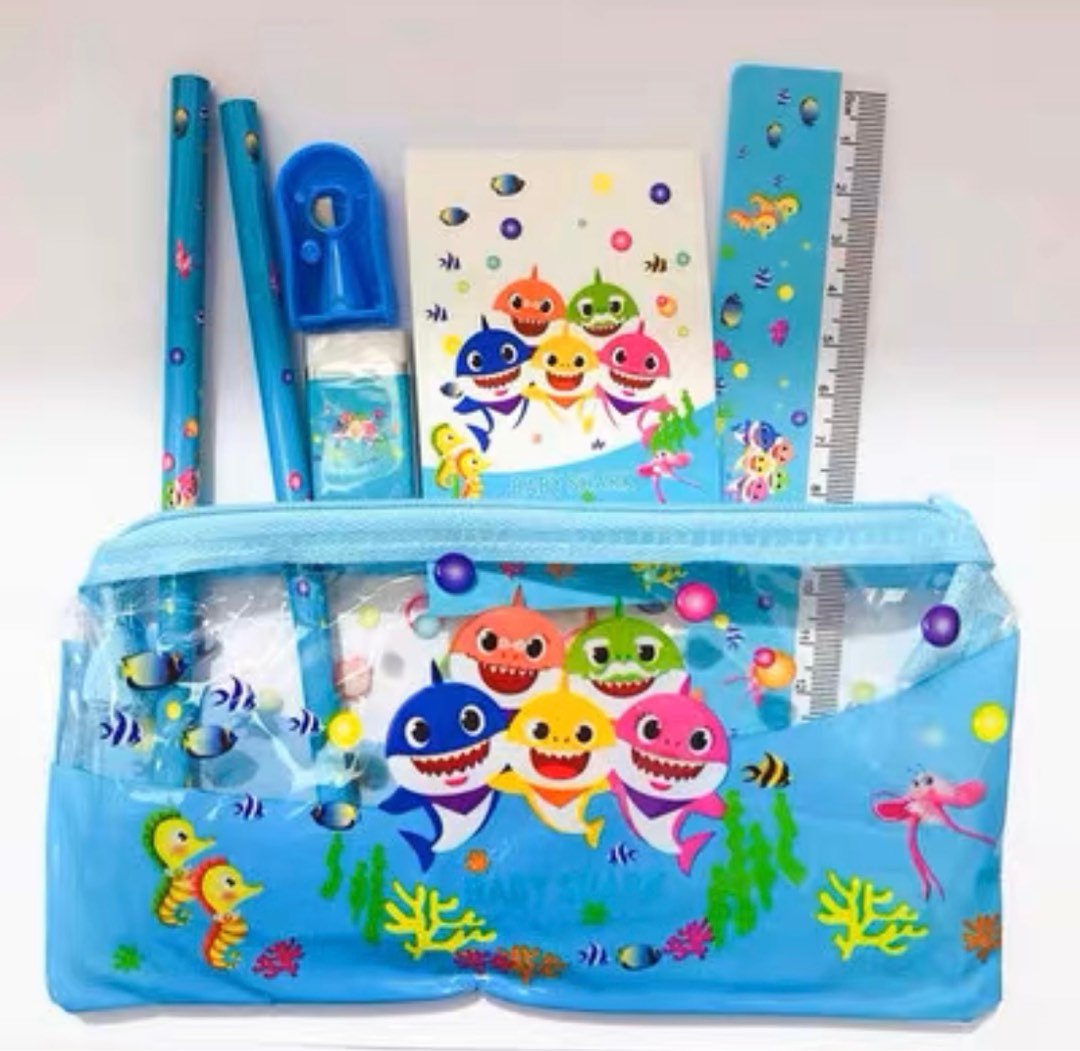 Baby Shark Stationery Set, Hobbies & Toys, Stationery & Craft