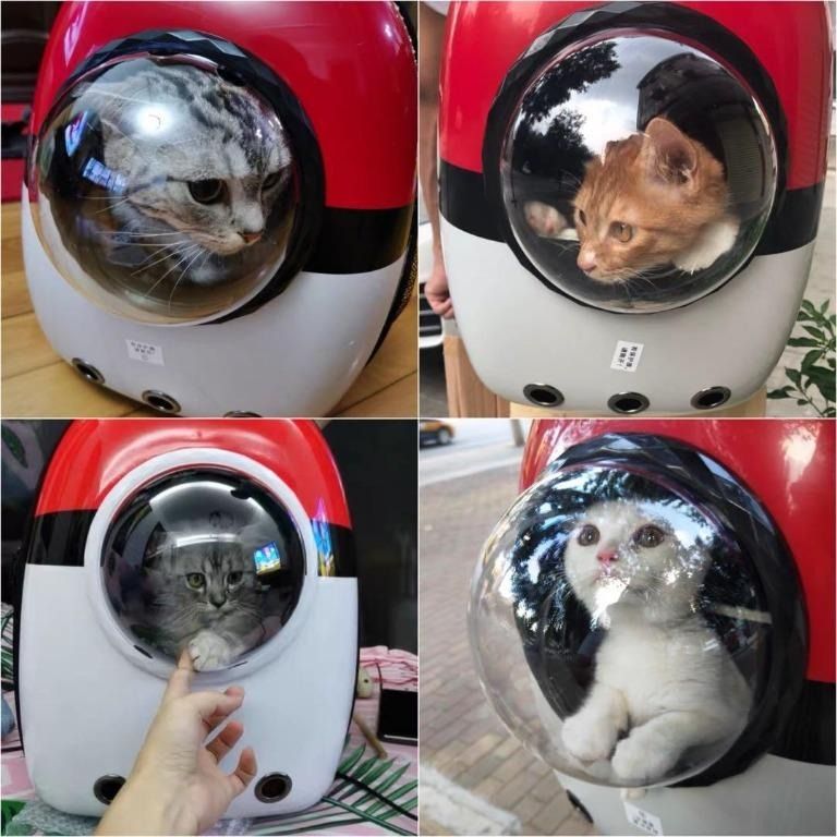 Backpack Pet Cat Carrier Astronaut Pokemon Haversack