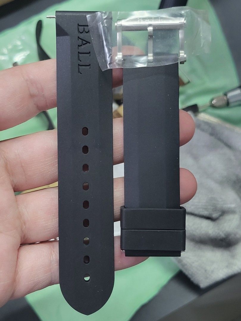 BALL RUBBER STRAP 22MM LUG Men s Fashion Watches Accessories
