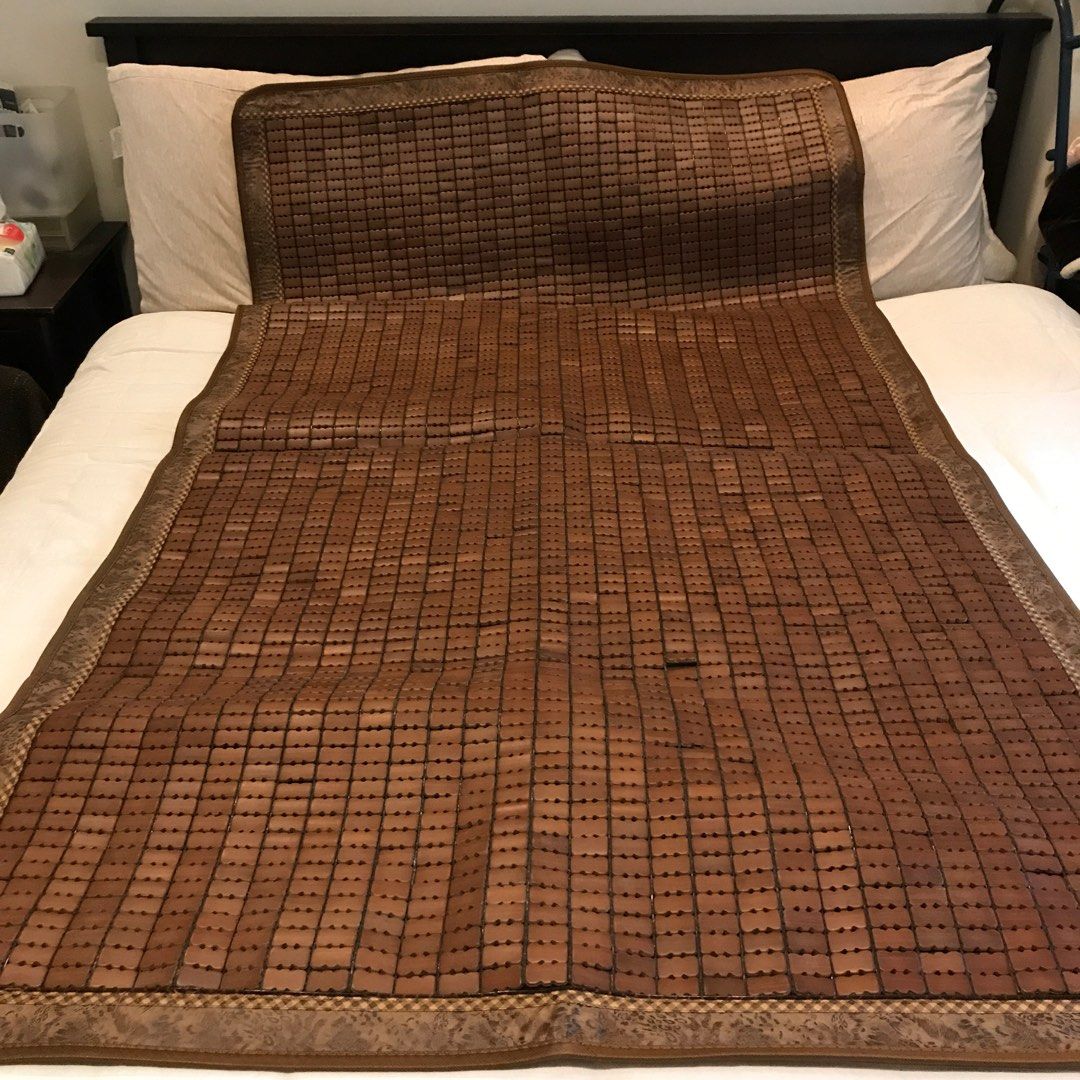 Bamboo (Mahjong Tile) Sleeping Mattress Mat (1mx1.8m), Furniture & Home