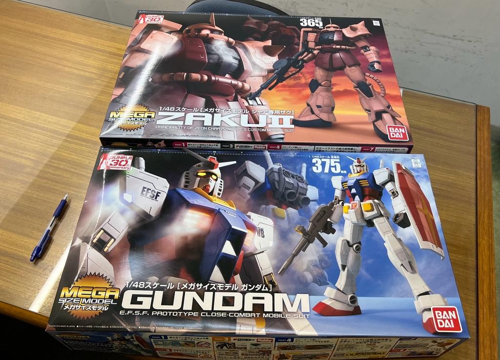 ガンダム展会場限定 RX-78-2 GUNDAM／MS-06 ZAKUⅡ