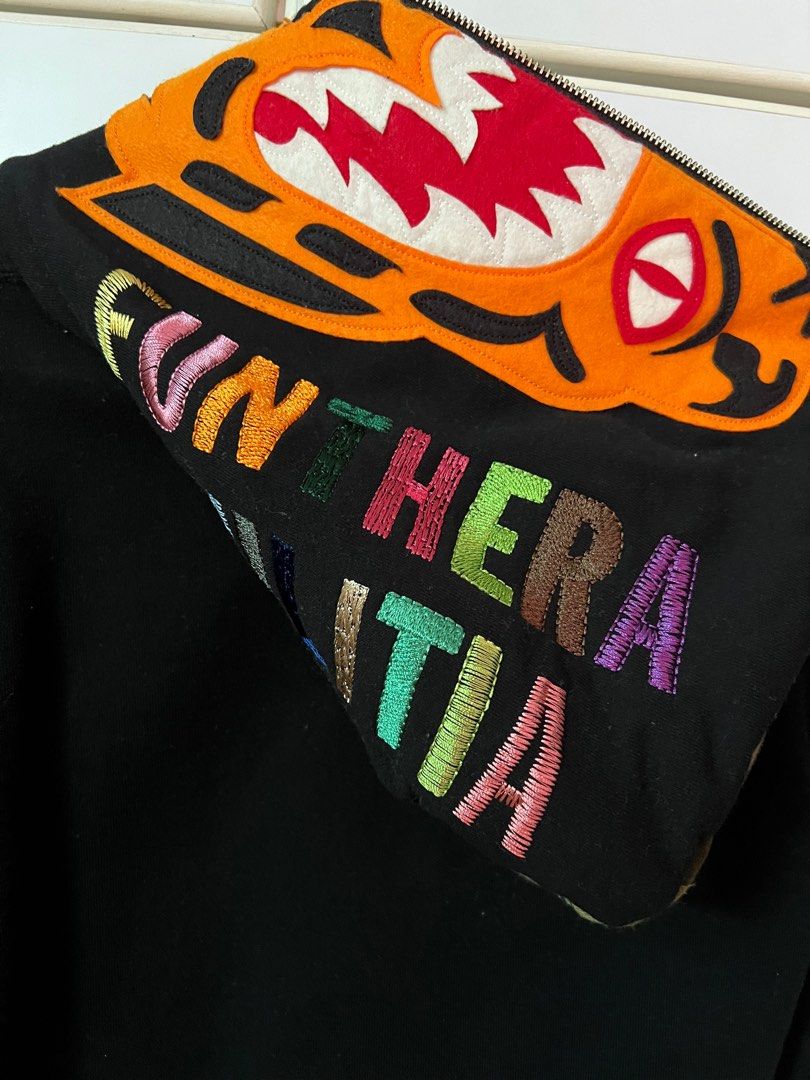 Funthera militia clearance bape hoodie