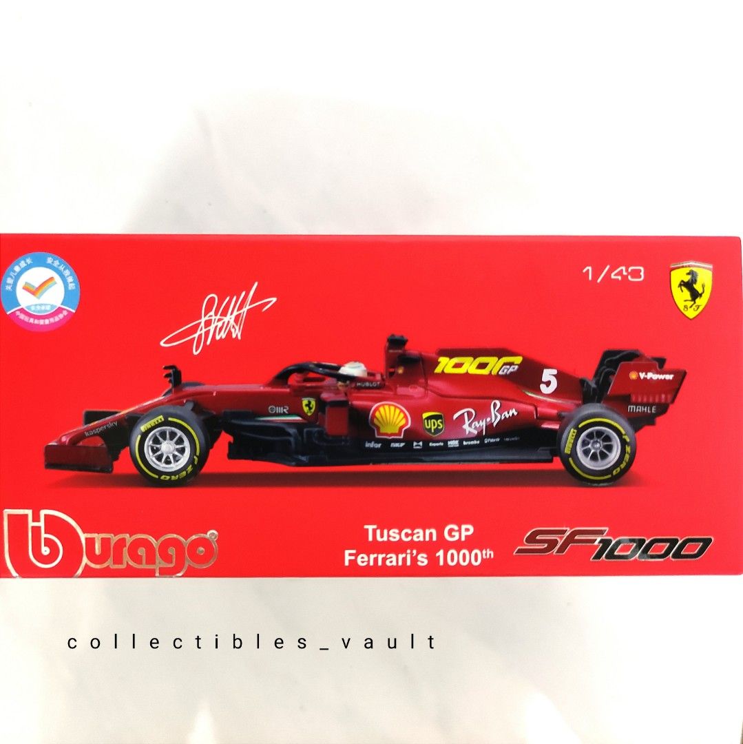 Bburago F1 Diecast Car Model 143 [Acrylic case + Display base