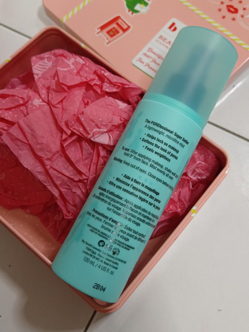 Benefit setting spray The POREfessional: Super Setter long-lasting makeup  setting spray full-size 120ml, Beauty & Personal Care, Face, Makeup on  Carousell