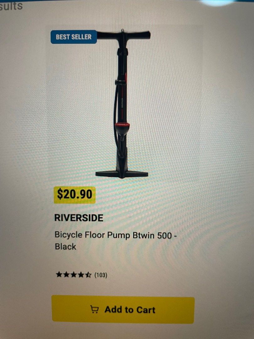 Floor pump 500 on sale